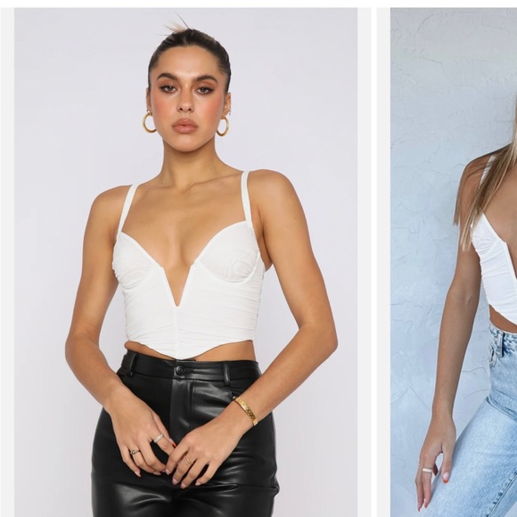 White fox boutique forget it bustier white - Picture 2 of 4